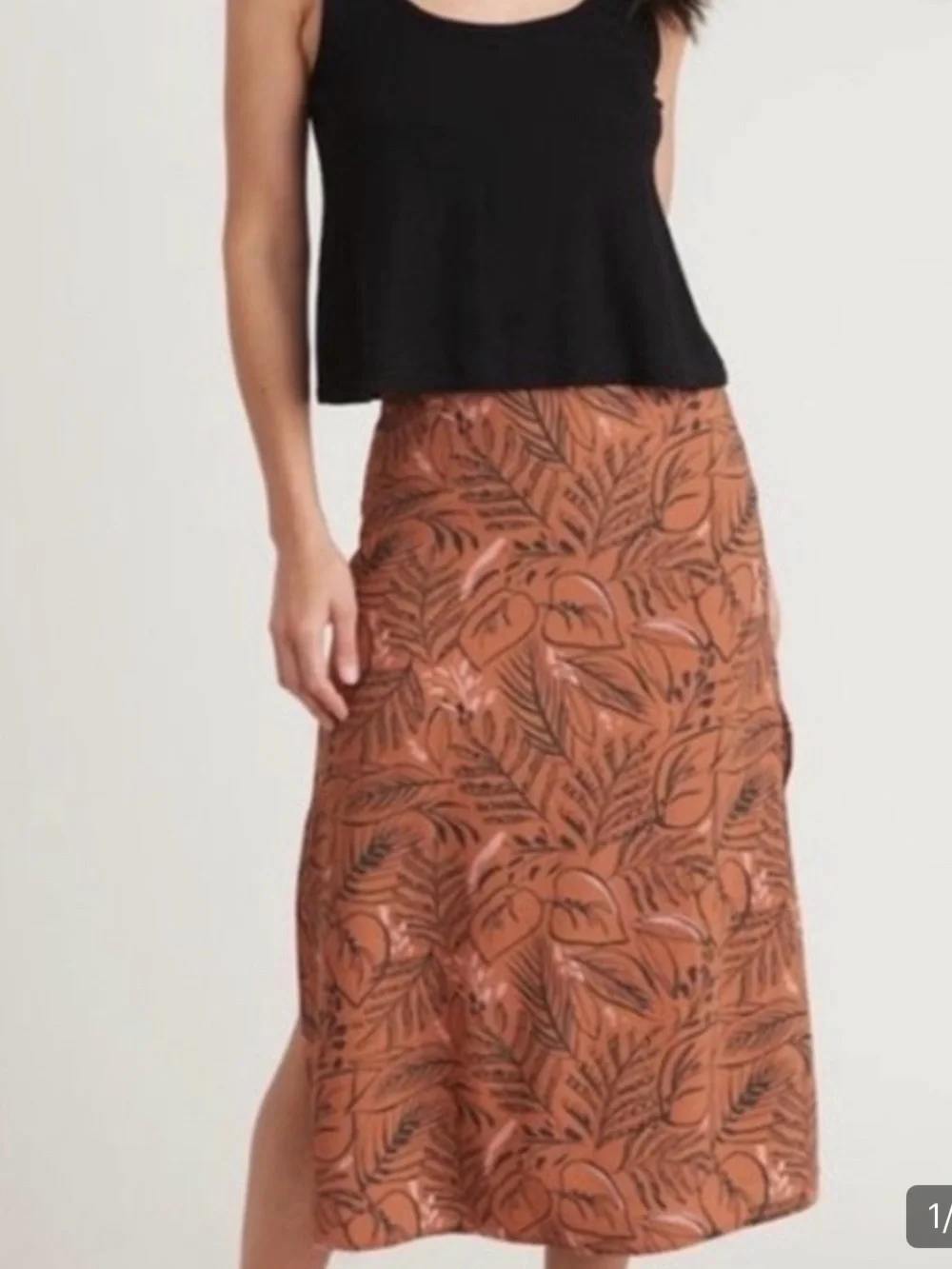 Marine Layer Summer 2022 Women’s Floral Midi Skirt (Style #10163)